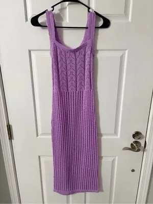 Chambery Lilac Knit Tank Dress - Women thumbnail 6