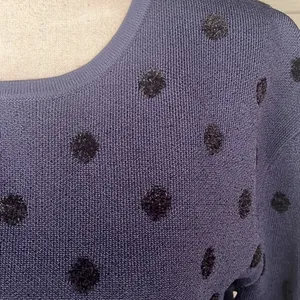 Thakoon Collective Polka Dot Sweater Blue thumbnail 3
