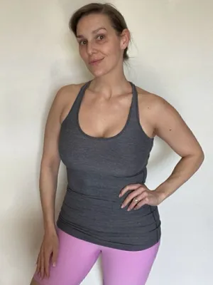 Lululemon Cool Racer Back Tank Top CRB Heather Gray 6 thumbnail 1