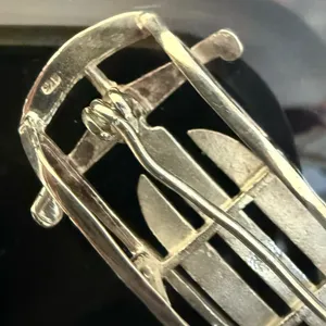 Sterling Silver Ornament Brooch NWOT thumbnail 4