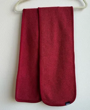 Patagonia Better Sweater Responsible Sustainable Polyester Scarf Unisex Red thumbnail 1
