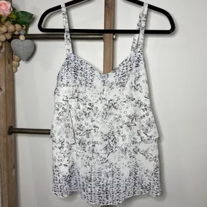 Cabi Style 272 On the Clock Tiered Print Cami Size Medium‎ thumbnail 2