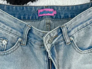 Edikted Skater Wide-Leg Denim Pants thumbnail 5
