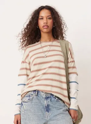 Long Sleeve Free People Top Oversized thumbnail 2