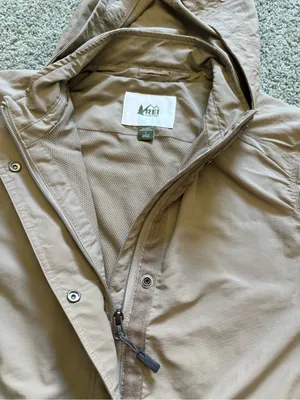 REI Co-op Zealand Field Jacket Womens L Hooded Beige Lightweight Outdoor thumbnail 5