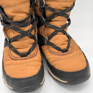 Sorel Whitney Short Lace Size 8 Gorpcore Elk Black Waterproof Winter Snow Boots thumbnail 2