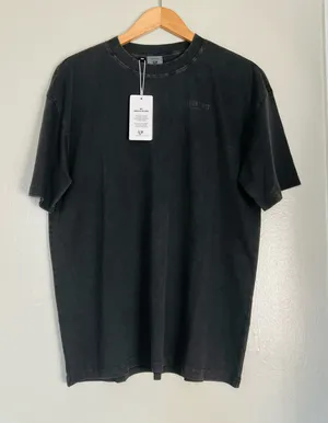 WOMEN’S BEST Comfort Oversized Short Sleeve T-Shirt in Vintage Black - Medium thumbnail 1