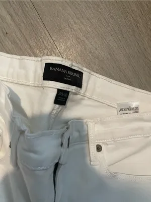 Banana Republic Women's White Skinny Jeans thumbnail 2