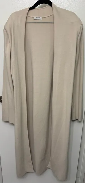EUC Aritzia Babaton Long Cardigan | Open Front Knit Duster Sweater thumbnail 1