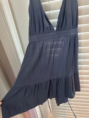 Shop Priceless Blue summer dress thumbnail 1