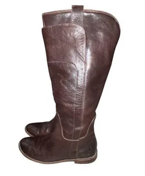 Frye Brown Leather Women’s Paige Tall Boots size 8.5 thumbnail 1