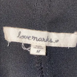 Love Mark Black Tank Top Size M thumbnail 4