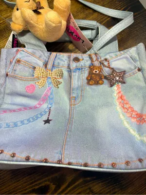Luv Betsy Johnson faux Jean purse thumbnail 2