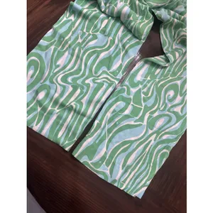 Lilly Pulitzer Cambridge Pullon Palazzo Pants Finders Keepers Blue Green Xl thumbnail 10