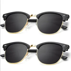 Black Polarized Sunglasses, Unisex Sun Glasses for Driving UV Protection EUC thumbnail 2