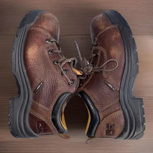 Y2K Timberland PRO Powerfit Jamey Leather Work‎ Shoes Women's 6M Brown steel toe thumbnail 10