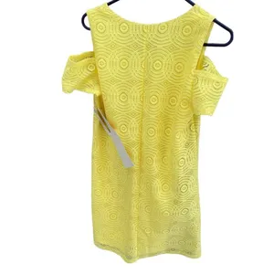 NWT Madison Leigh size 10 yellow lace dress thumbnail 4