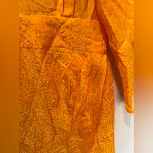 Ronny Kobo NWT Jade Midi Dress‎ Marygold Sz M thumbnail 6