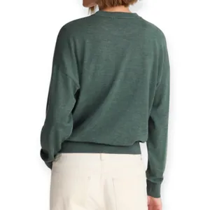 NWT Madewell Drop Shoulder Sweater Merino Wool Women’s Size Small Dark Moss thumbnail 3