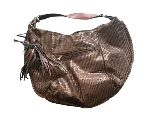 Vintage Y2K Copper Metallic Slouchy Hobo Crescent Shoulder/Crossbody Bag thumbnail 1
