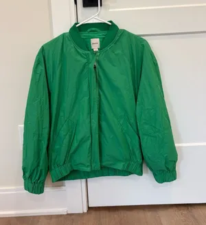 Anthropologie Maeve Ballon Sleeve Bomber thumbnail 1