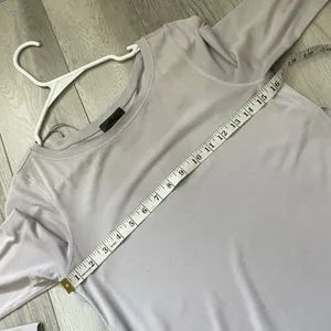 Lululemon Midi Dress seek softness high slit long sleeve womens Purple (size 6) thumbnail 5