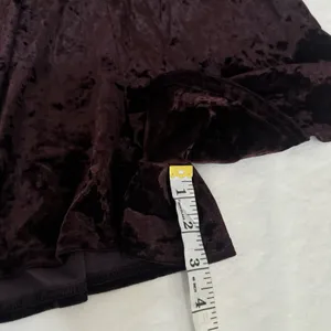American Eagle Romper Small Velvet Y2k 90's Festival Gothic Punk Rock Whimsigoth thumbnail 16