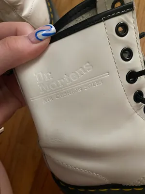Dr. Martens White 1490 Leather Lace Up Boots thumbnail 3