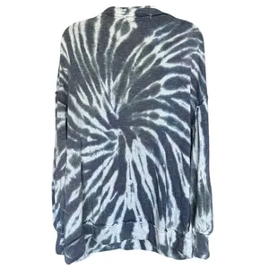 Free People We the Free Best Catch Blue White‎ Tie Dye Oversized Sweater Sz XS thumbnail 2