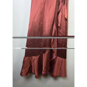 Altar’d Ava Satin Illusion Wrap Emerald bronze Sleeveless Cocktail Dress small thumbnail 4