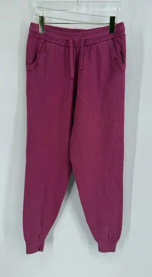 Tommy John Sweater Lounge Jogger Pants Size medium Pink Red Violet thumbnail 1