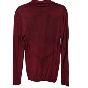 Helly Hansen Lifa Merino Seamless 1/2 Zip Womens Large Burgundy 48344-117 Audi thumbnail 2