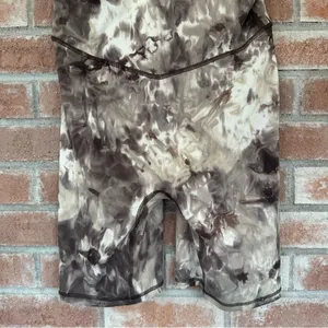 Gymshark Elevate All In One Bodysuit Romper Brown Tie Dye Women’s Large L Yoga thumbnail 4