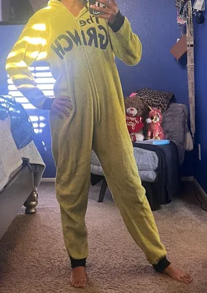 How The Grinch Stole Christmas Onsies Yellow thumbnail 1