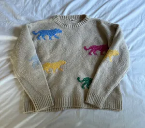 Tiger sweater Tan thumbnail 1