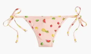 J. Crew Playa‎ | Fruit Print String Bikini Bottom Size Large NWT thumbnail 1