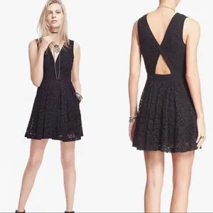 NWT free‎ people lovely in lace mini dress M thumbnail 2