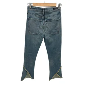Citizens of Humanity Womens Drew Fray High‎ Rise Crop Flare Denim jeans Size 26 thumbnail 2