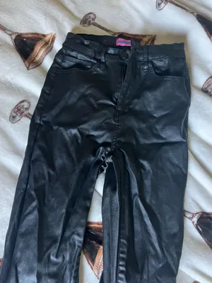 Edikted Pants Leather Flare thumbnail 1