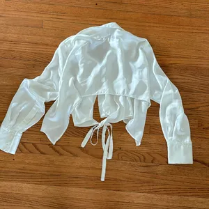Zara White top thumbnail 3