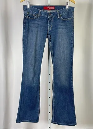 Guess Denim Flare Jeans Women's Size 29 Retro Southwestern Western Retro Stretch thumbnail 1