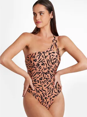 Cupshe X JoJo Fletcher Love Struck Asymmetrical One Piece thumbnail 1