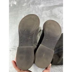 Lucky Brand Distressed Women's 10W Leather Ostrand Riding Boots Gray Mid Calf thumbnail 9