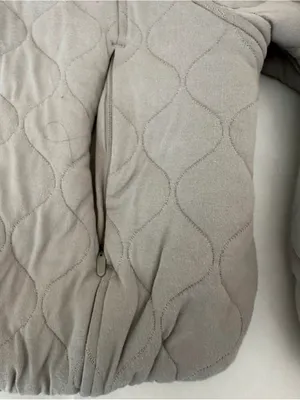 lululemon athletica Light Gray Quilted Zip Jacket thumbnail 7