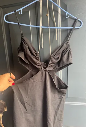 ZARA Mini Dress Black thumbnail 1