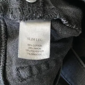 White House Black Market women's size small black slim leg black denim jeans thumbnail 7