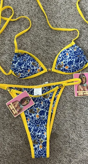 Strawberry milk mob bikini set thumbnail 1