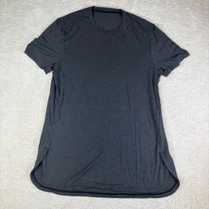 Women's Lululemon Size 10 Short Sleeve Grey Basic Tshirt Athletic thumbnail 1