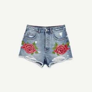 Zara embroidered shorts thumbnail 3