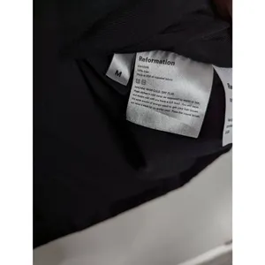 Reformation Maxwell linen black blazer dress Medium thumbnail 9